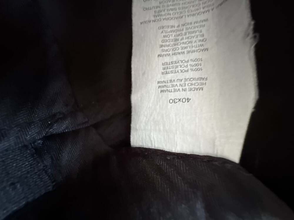 Savane Dress Pants Size 40x30 Tan Khaki Polyester Flat Front - Picture 3 of 13
